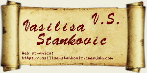 Vasilisa Stanković vizit kartica
